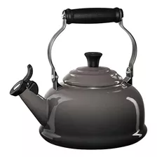 Chaleira Tradicional Com Apito Flint Le Creuset Cor Cinza Flint