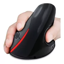 Mouse Vertical 5 D Inalámbrico Ergonómico Recargable Negro