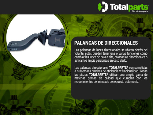 Palanca De Direccionales Sky L4 2.4l 07 Al 10 Total Parts Foto 5