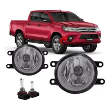 Par Farol Milha Vidro Hilux Sr Srv Srx 2016 2017 2018 2019