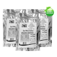 Sal Marinho Vegano Grosso S/aditivos 3 Kg (2+1 Kg Grátis)