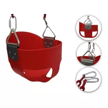 Columpio Para Niños Seguridad Completo Swing Juegos Bebé Color Rojo