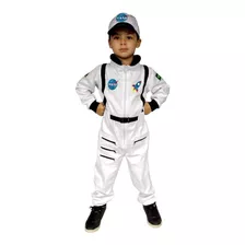 Fantasia Infantil Astronauta Bordado Nasa