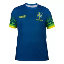 Camiseta Do Brasil Torcedor Copa Do Mundo Infantil Pro Tork