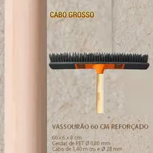 Vassourão Reforçado Dobro 60cm Gari Prefeitura Cabo Grosso 