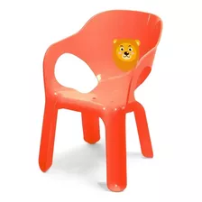 Cadeira Infantil Plastica Para Crianca Leaozinho Playduo