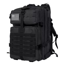 Mochila Tática Militar 50l 1000d Reforçada Com Bandeira