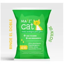 Maíz Cat X20kg - Arena Ecológica Para Gatos - Inhibe Olores X 20kg De Peso Neto