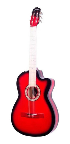 Guitarra Clásica La Purepecha Gcv Roja Sombra
