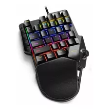 Keypad Teclado Rgb Para Switch Xbox One Ps4 Ps3 Pc Audio In