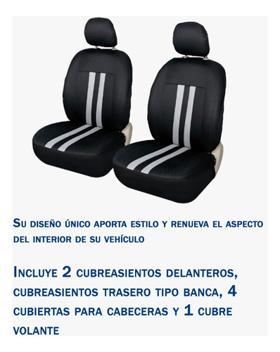 Cubreasientos Para Renault Logan  + Cubrevolante De Regalo Foto 10