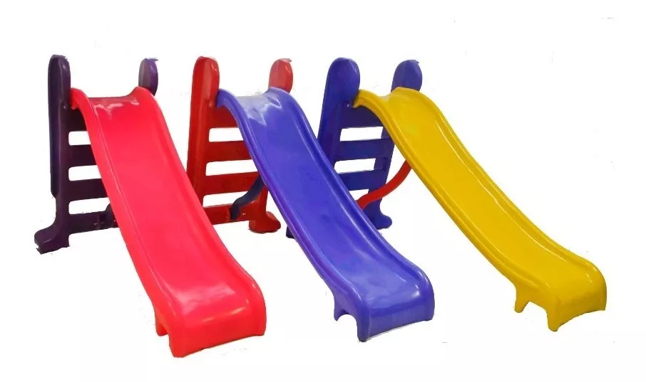 Escorrega Médio Colorido Plástico Brinquedo Infantil   