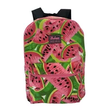 Mochila Escolar Feminina Costas Estampada Melancia Grande 