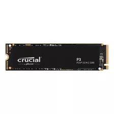 Disco Solido Nvme 1tb Pcie 3.0 M.2 2280 Crucial P3 3500 Mbps