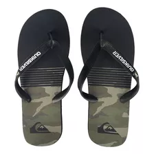 Chinelo Quiksilver Everyday Pack Preto Camo
