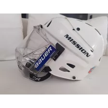 Casco Roller Hockey Visor Acrílico 