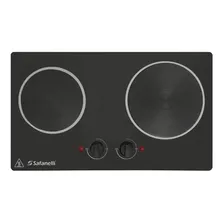 Fogão Cooktop Elétrica Safanelli Gourmet Fogão 2 Placas Preto 220v