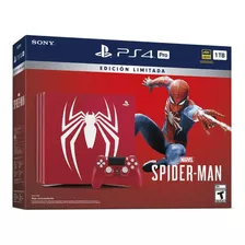 Ps4 Pro Spiderman Ed Excelente Estado En Caja Mando Original