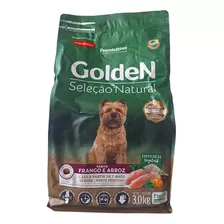 Ração Golden Seleção Natural Cães Senior Pequeno Frango 3kg