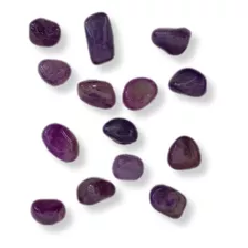 5 Piedras De Ágata Morada