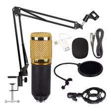 Microfono Condensador Podcast Pc Stream Cantar Grabar Studio