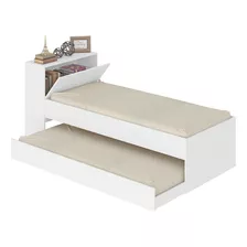 Cama Marinera Con Baulera Sensacion Color Blanco