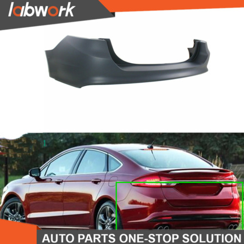 Labwork Rear Bumper Cover For 2013-2018 Ford Fusion W/o  Aaf Foto 2