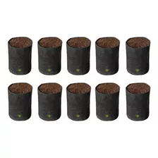 Combo 10 Macetas De Tela Geotextil 20 Litros/ Salamanca Grow