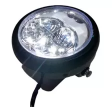 Farola Led Redonda Lente Batman Para Motocicleta