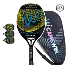 Raquete Beach Tennis Camewin 100% Fibra Carbono 12k Predator