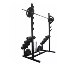 Rack Expositor De Halteres E Anilhas Profissional Preto