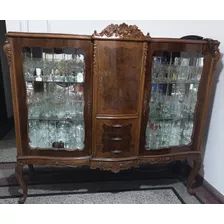 Mueble Cristalero Antiguo En Exelente Estado 