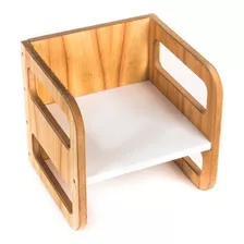 Silla Cubo De 3 Posiciones Montessori Piodino Elegi Color!