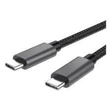 Cable Nonda Usb C A Usb C, Negro/6,6 Pies