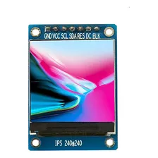 Pantalla Full Color Rgb Ips Hd Tft St7789 240*240 Spi 3.3v