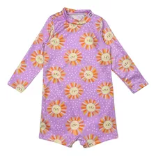 Roupa De Banho Infantil Baby Macacão Menino E Menina Uv50+