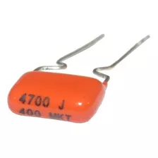 Capacitor Poliéster 4k7 X 400v Kit C/ 50 Pçs.