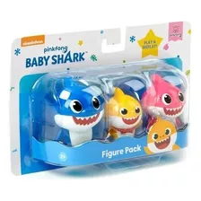 Kit De Mini Figuras Baby Shark Famíly Shark 2359 Sunny