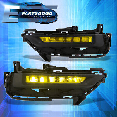 For 16 17 Honda Accord Coupe 2dr Yellow Led Bumper Fog L Aac Foto 4