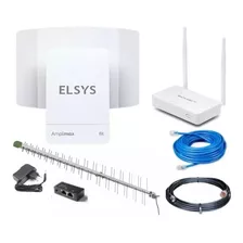 Kit Amplimax Fit 4g Internet Rural + Rot + Antena + Cabos