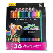 Color De Madera Prismacolor Junior 36 Creyones Original