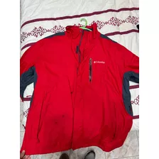 Campera Columbia Omni-heat Nieve Roja