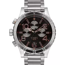 Reloj Nixon Hombre Negro Camel Sentry Lth Casual A1051602