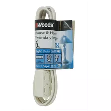 Woods 0600w - Cable Alargador De Cubo De 6 Pies Con Grifo El