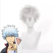 Peluca Cosplay De Gintoki Sakata - Gintama