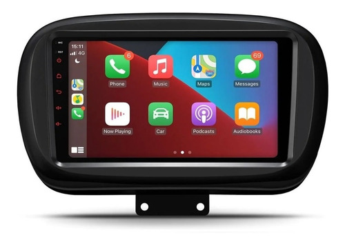 Gps Android Fiat 500 2016-2019 Bluetooth Carplay Usb Radio Foto 4