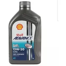 Aceite Shell Advance Ultra 100 % 15 W 50 Sintetico 