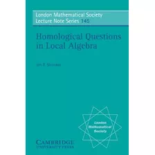 Libro Homological Questions In Local Algebra - Jan R. Str...