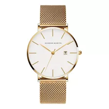 Hannah Martin Relojes Impermeables Clásicos Para Hombre