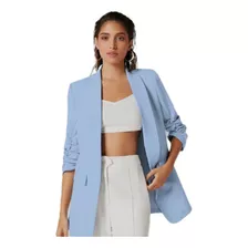 Blazer Shein Azul Celeste 